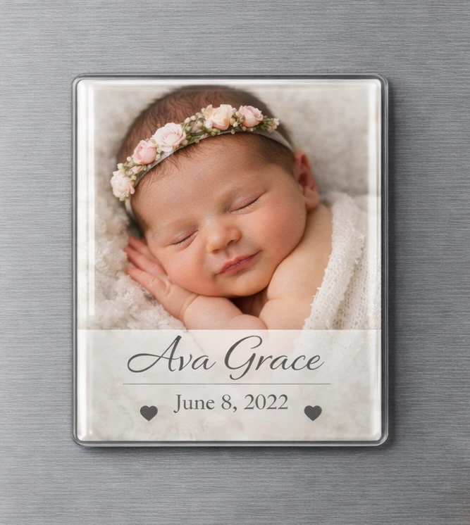 Birth Announcement Magnet Ideas